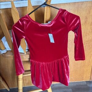 The Children's Place Red Velvet Dress